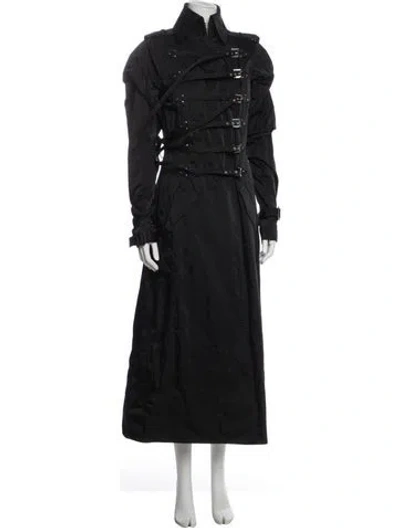 Pre-owned Gianfranco Ferre Vintage 2003 Coat In Black