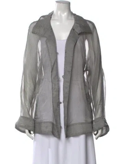 Pre-owned Gianfranco Ferre Vintage 2003 Top In Grey