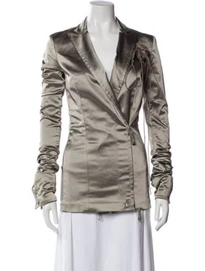 Pre-owned Gianfranco Ferre Vintage 2004 Blazer In Green