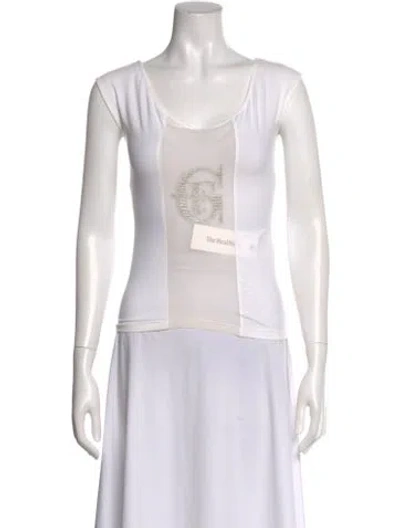 Pre-owned Gianfranco Ferre Vintage 2005 Top In White