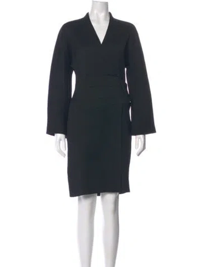 Pre-owned Gianfranco Ferre Vintage Knee-length Dress In Black