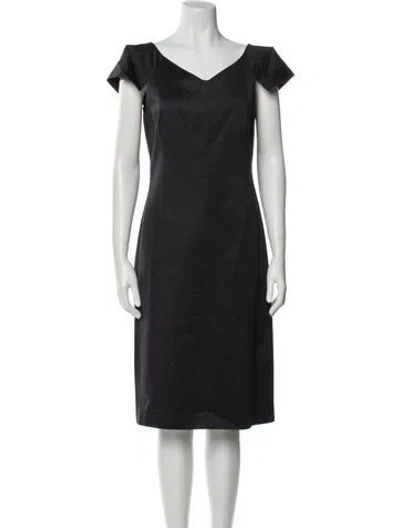 Pre-owned Gianfranco Ferre Vintage Knee-length Dress In Blue
