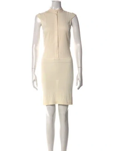 Pre-owned Gianfranco Ferre Vintage Knee-length Dress In Neutral