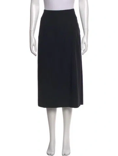 Pre-owned Gianfranco Ferre Vintage Knee-length Skirt In Black