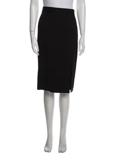 Pre-owned Gianfranco Ferre Vintage Knee-length Skirt In Black