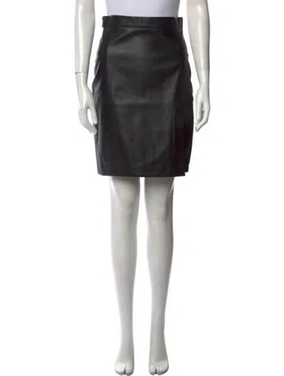Pre-owned Gianfranco Ferre Vintage Knee-length Skirt In Black
