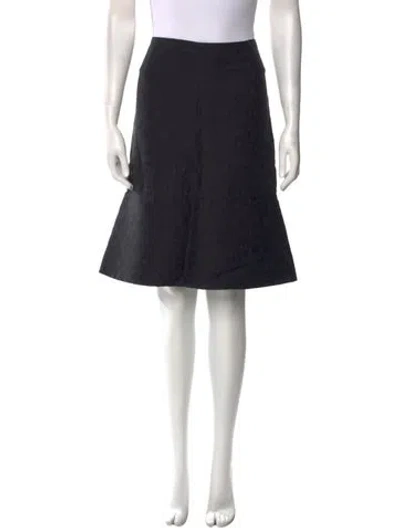 Pre-owned Gianfranco Ferre Vintage Knee-length Skirt In Black