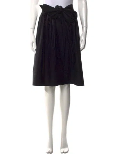 Pre-owned Gianfranco Ferre Vintage Knee-length Skirt In Black