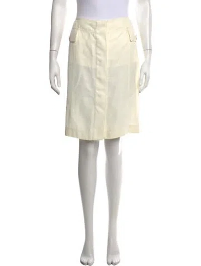 Pre-owned Gianfranco Ferre Vintage Knee-length Skirt In Neutrals