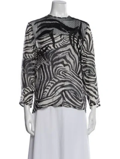 Pre-owned Gianfranco Ferre Vintage Late 1980's - Early 1990's Blouse In Black