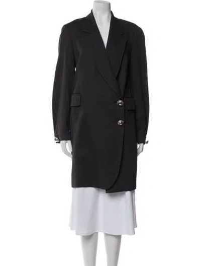 Pre-owned Gianfranco Ferre Vintage Late 1980's - Early 1990's Coat In Gray