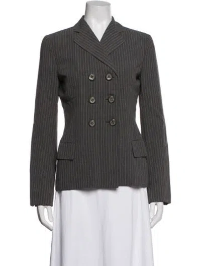 Pre-owned Gianfranco Ferre Vintage Late 1990's - Early 2000's Blazer In Grey