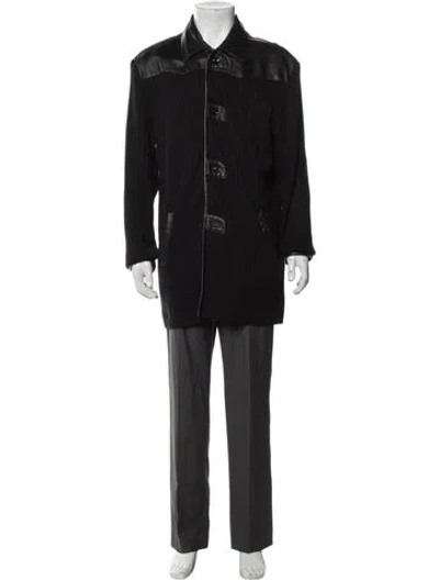 Pre-owned Gianfranco Ferre Vintage Late 1990's - Early 2000's Cardigan In Black