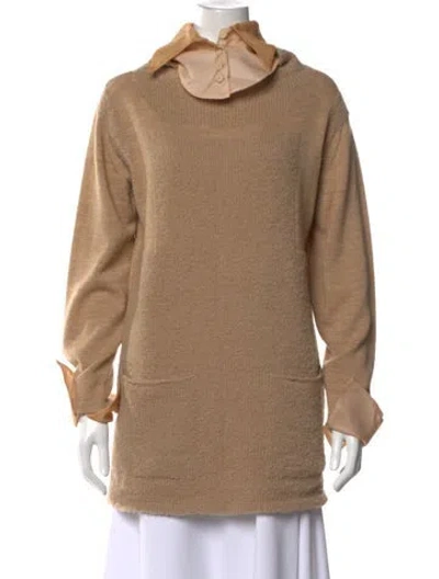 Pre-owned Gianfranco Ferre Vintage Late 1990's - Early 2000's Sweater In Neutral