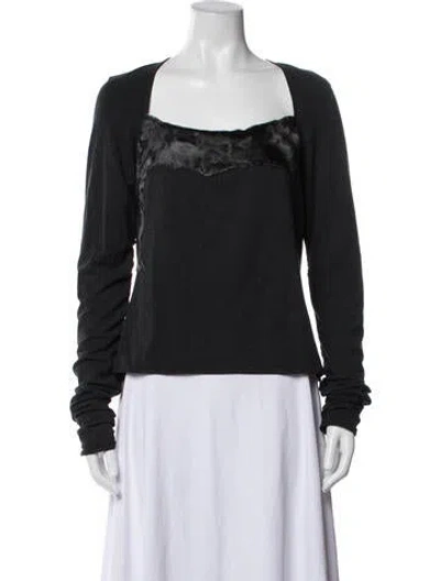 Pre-owned Gianfranco Ferre Vintage Late 1990's - Early 2000's Top In Black