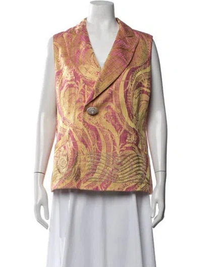 Pre-owned Gianfranco Ferre Vintage Late 1990's - Early 2000's Vest In Multicolor