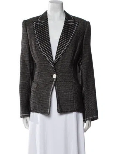 Pre-owned Gianfranco Ferre Vintage Late 2000's - Early 2010's Blazer In Black