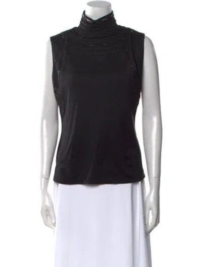 Pre-owned Gianfranco Ferre Vintage Late 2000's - Early 2010's Top In Black