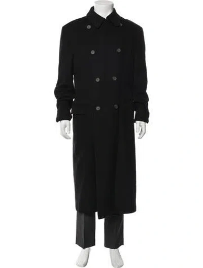 Pre-owned Gianfranco Ferre Vintage Late 2000's - Early 2010's Trench Coat In Black