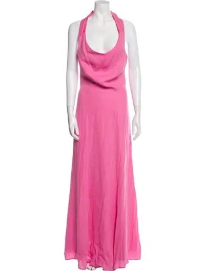 Pre-owned Gianfranco Ferre Vintage Long Dress In Pink