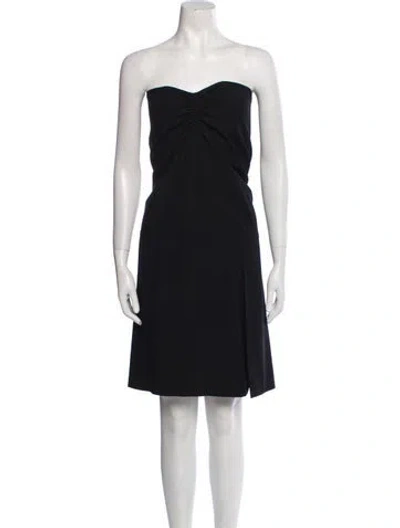 Pre-owned Gianfranco Ferre Vintage Midi Length Skirt In Black