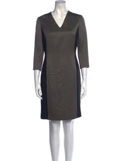 Pre-owned Gianfranco Ferre Vintage Mini Dress In Gray