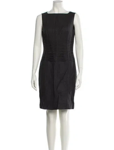 Pre-owned Gianfranco Ferre Vintage Mini Dress In Gray