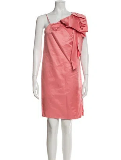 Pre-owned Gianfranco Ferre Vintage Mini Dress In Pink