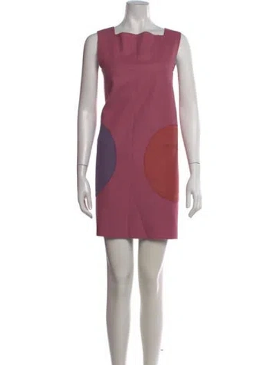 Pre-owned Gianfranco Ferre Vintage Mini Dress In Pink