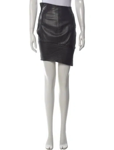 Pre-owned Gianfranco Ferre Vintage Mini Skirt In Black