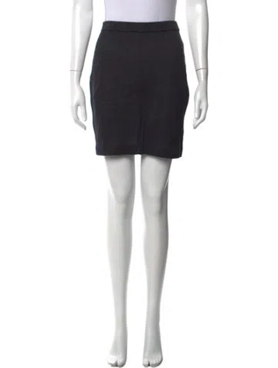 Pre-owned Gianfranco Ferre Vintage Mini Skirt In Black