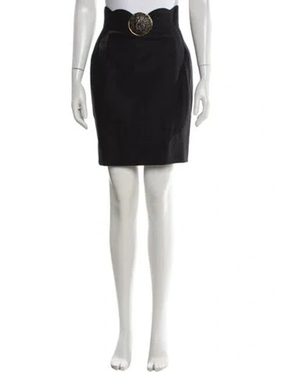 Pre-owned Gianfranco Ferre Vintage Mini Skirt In Gray
