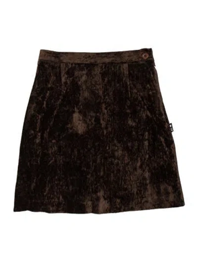 Pre-owned Gianfranco Ferre Vintage Mini Skirt In Green