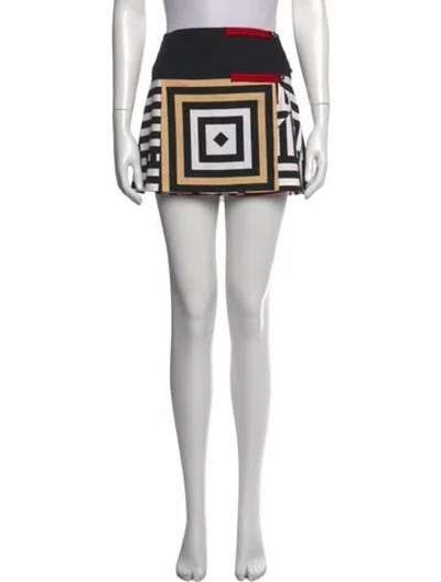 Pre-owned Gianfranco Ferre Vintage Mini Skirt In Multi