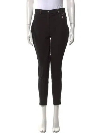 Pre-owned Gianfranco Ferre Vintage Skinny Leg Pants In Black