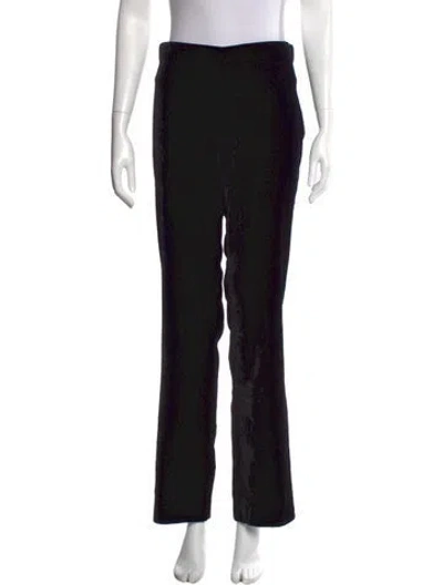 Pre-owned Gianfranco Ferre Vintage Straight Leg Pants In Black
