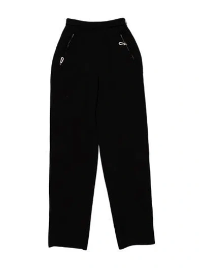 Pre-owned Gianfranco Ferre Vintage Straight Leg Pants In Black