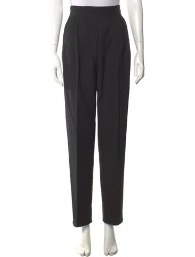 Pre-owned Gianfranco Ferre Vintage Straight Leg Pants In Black
