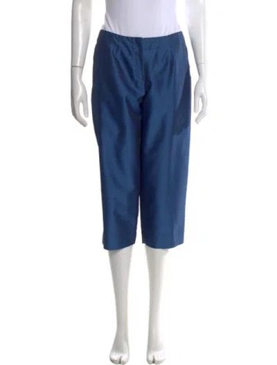 Pre-owned Gianfranco Ferre Vintage Straight Leg Pants In Blue