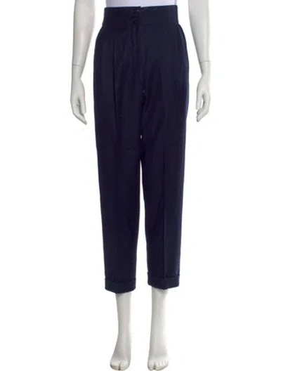 Pre-owned Gianfranco Ferre Vintage Straight Leg Pants In Blue