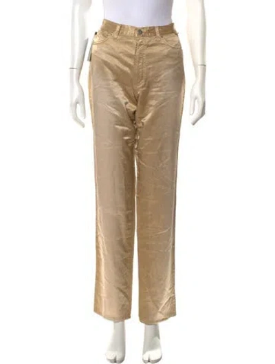 Pre-owned Gianfranco Ferre Vintage Straight Leg Pants In Neutral
