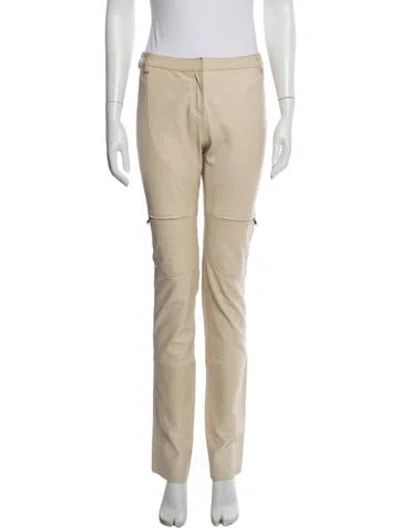 Pre-owned Gianfranco Ferre Vintage Straight Leg Pants In Neutral