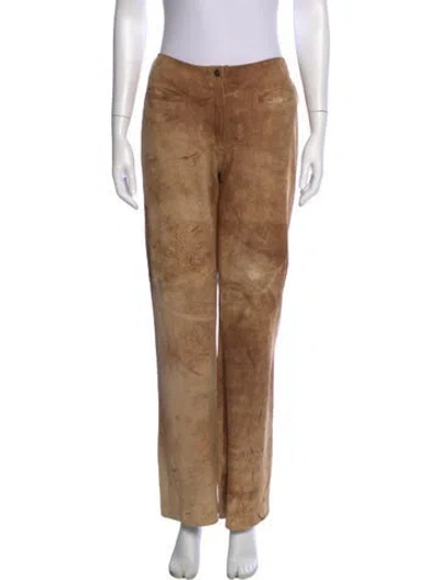 Pre-owned Gianfranco Ferre Vintage Straight Leg Pants In Neutrals