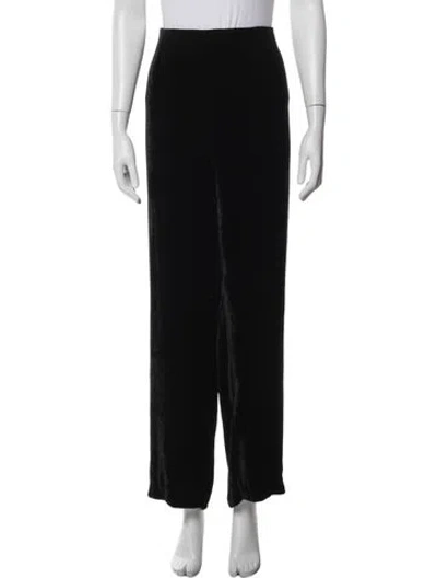 Pre-owned Gianfranco Ferre Vintage Wide Leg Pants In Black
