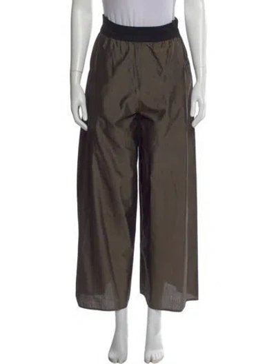 Pre-owned Gianfranco Ferre Vintage Wide Leg Pants In Brown
