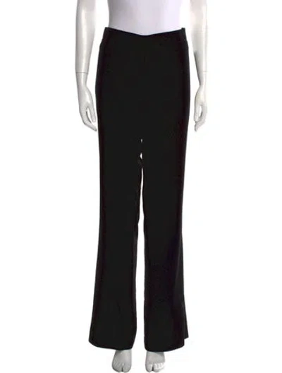 Pre-owned Gianfranco Ferre Wide Leg Pants In Black