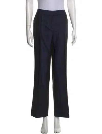Pre-owned Gianfranco Ferre Wide Leg Pants In Blue
