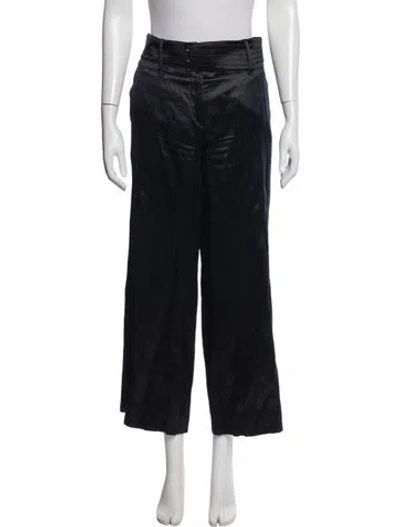 Pre-owned Gianfranco Ferre Wide Leg Pants In Blue