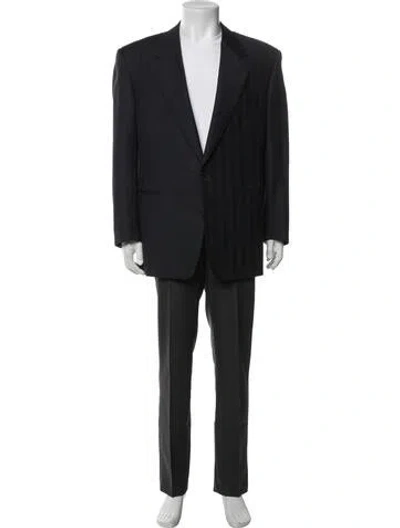 Pre-owned Gianfranco Ferre Wool Blazer In Blue