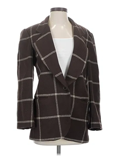Pre-owned Gianfranco Ferre Wool Blazer Jacket In Brown